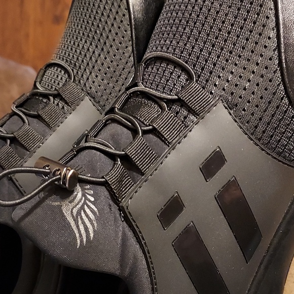 NWOT Men's Height Increasing Elevator Shoes Leather Knitted Slip-on . - Picture 10 of 11